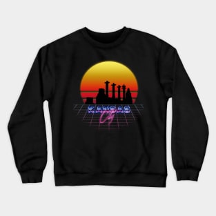 Kansas City Synthwave Crewneck Sweatshirt